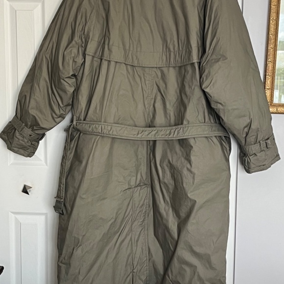 Down vintage trench coat - Picture 2 of 3